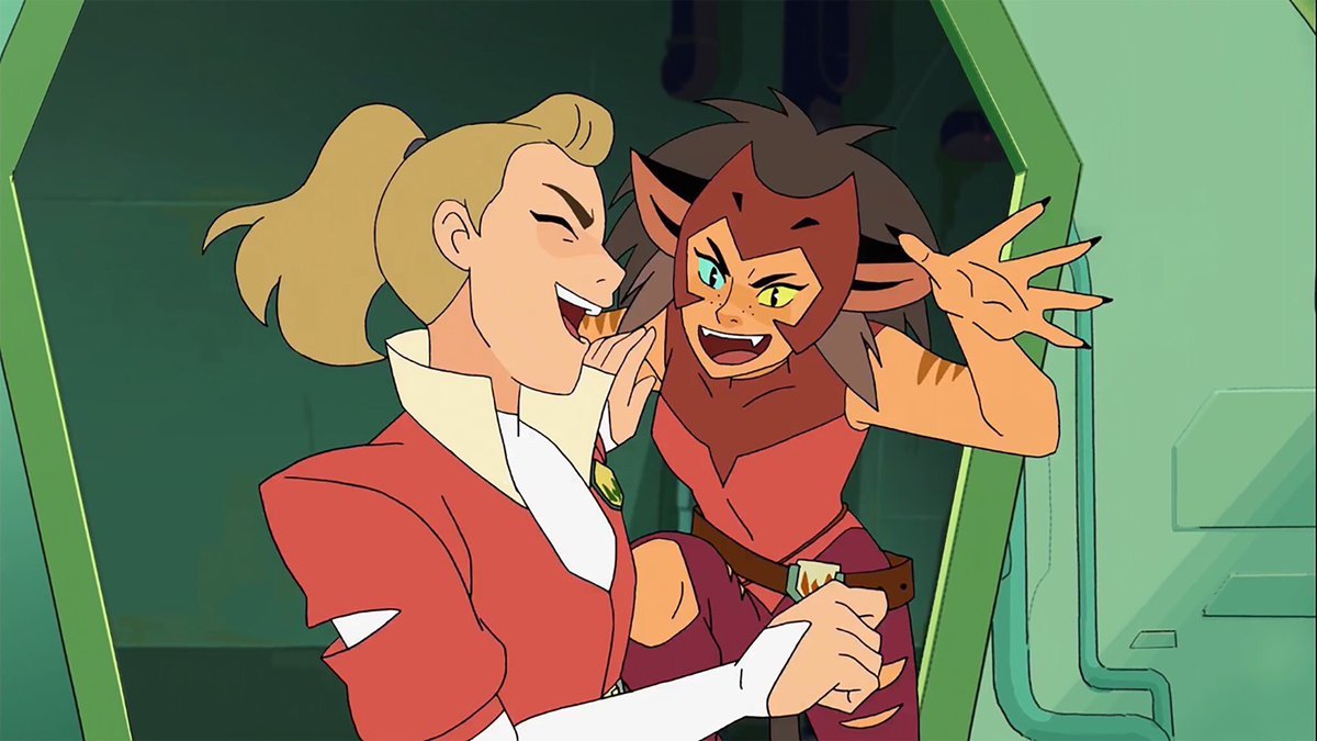 -How she refused to go after Adora until SW tasked her with the mission, making her comply by force -How her eyes dilate around Adora-How she returned her sword when she wasn't obligated to that and could've been caught. -How she first catched her fall in Promise