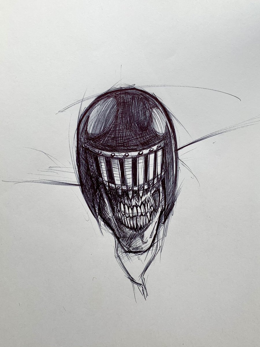 _simon_burke_'s tweet photo. 08 -Teeth
#teeth #inktober #inktober2020 #inktoberrodent #inktober2020teeth #ink #sketch #illustration #draw #drawing #penandink #drawtober #art #penart #inkillustration #inkdrawing #judgedeath #judge #death #2000ad #creature #character #comicart #judgedredd #dredd #darkjudges https://t.co/MCORLxW4DZ