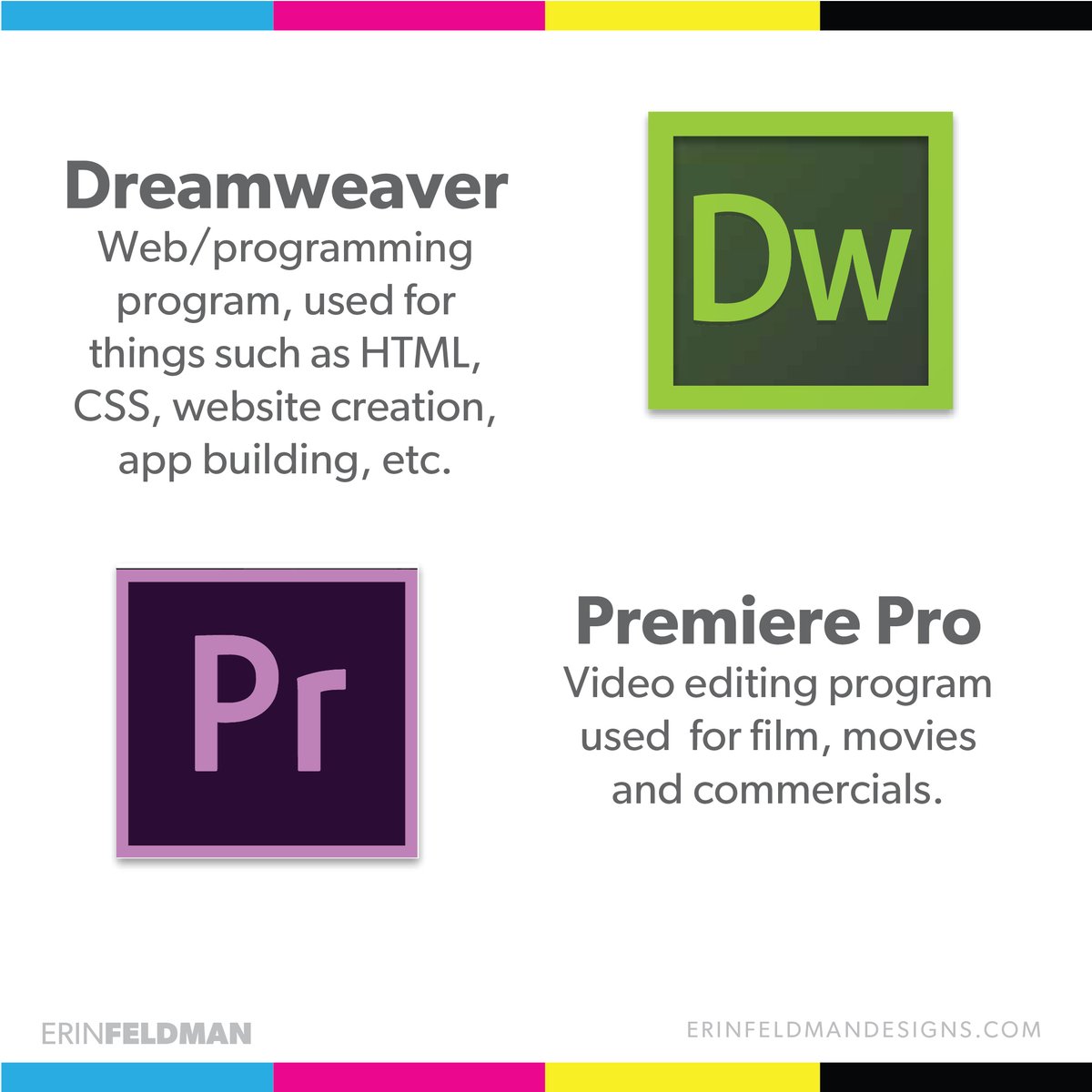 efeldmandesign's tweet photo. Time to learn some of the mediums of design!
Or as I like to say another design lesson!

#brandidentity  #graphicdesign #graphicdesignprogram #adobe #knowledgeispower #design #branding #creative #designer #graphicdesigner #typography #logo #illustrator #graphic #designinspiration https://t.co/SBzppzWkWP