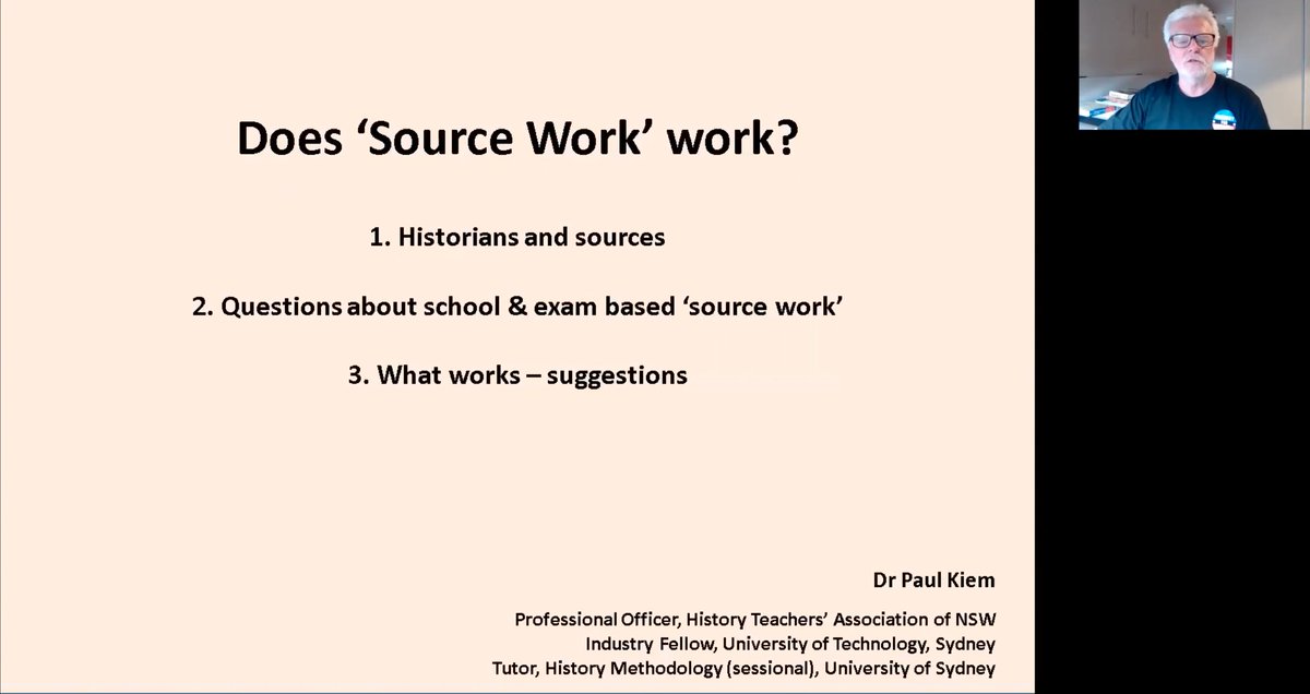 Counsell_C's tweet photo. History teachers, examiners and all curriculum thinkers! Join the international conversation by viewing the latest #PastFwd provocation by @PaulKiem in 'Does "source work" work?' @PastFwd2020
https://t.co/i1B1mnX41p https://t.co/sV9cxKpFJX