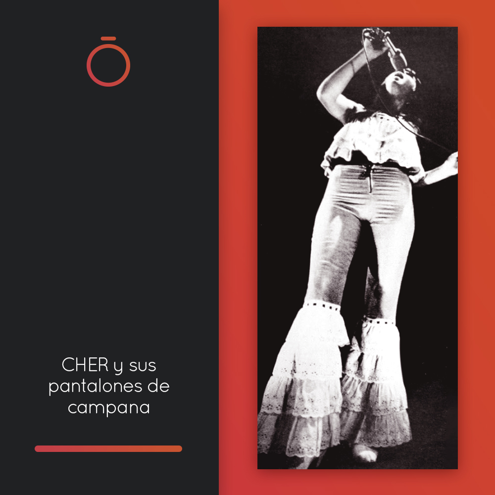 opalesve's tweet image. A Cher se le atribuye la popularidad cuando cantó ‘I Got You Babe’ en pantalones acampanados, hasta el final de su carrera de tres años en The Sonny &amp;amp; Cher Comedy. En 1974 se puso de moda este estilo de pantalón en todas partes.

#tendencias #Basicclothes  #style #blogdemoda