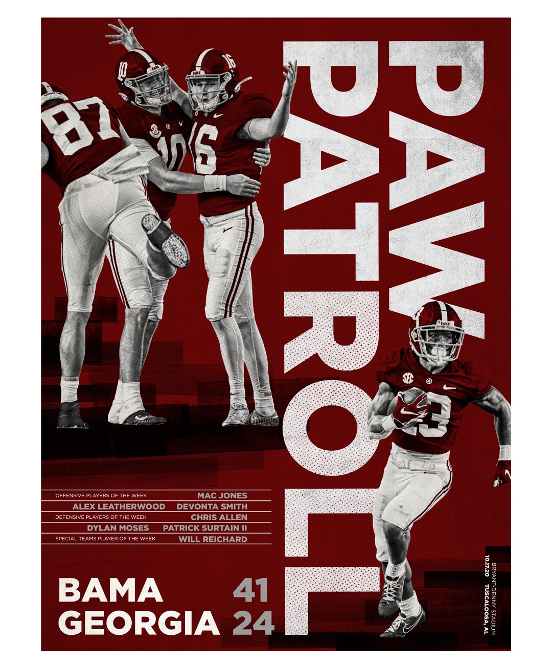 Georgia alabama on sale game 2020