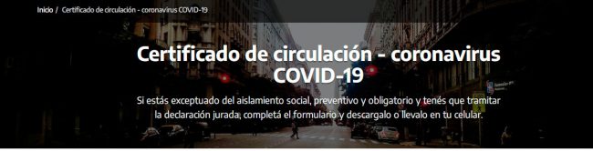 A partír de hoy ya se puede tramitar el permiso oficial para quienes necesiten viajar en avión en los vuelos regulares que retoman desde este jueves, en micros de mediana y larga distancia, y en trenes.