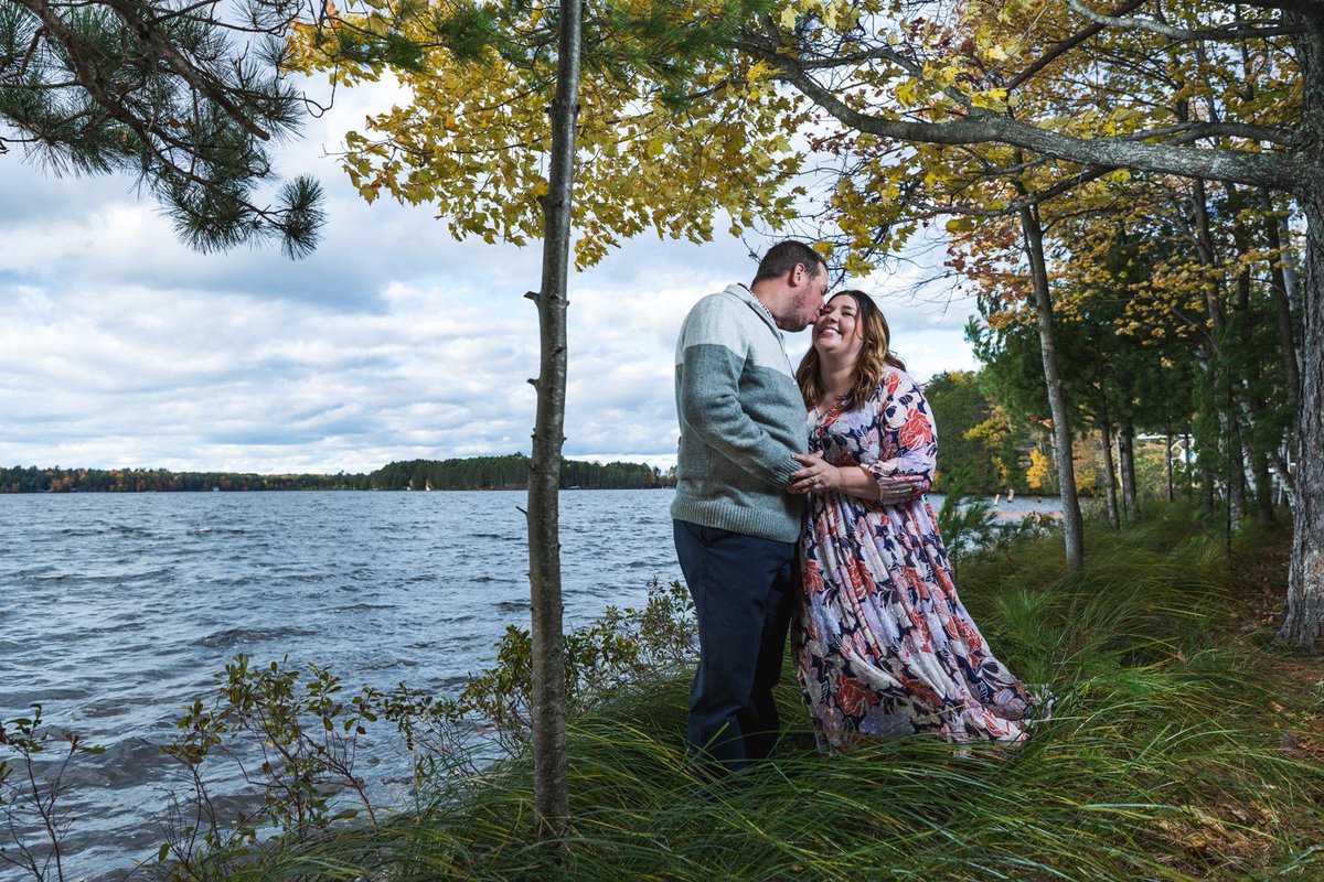 🍂 Thankful fall is still hanging on here in the Northwoods so we can fit a few more sessions in like this one for Chad &amp; Katie!
📷 <a href="/Fornearphoto/">Fornear Photo</a>
.
.
.
#wisconsinbride #northwoodswedding #engaged #eshoot #engagementphotos #ido #weddingphotographer #photographer
