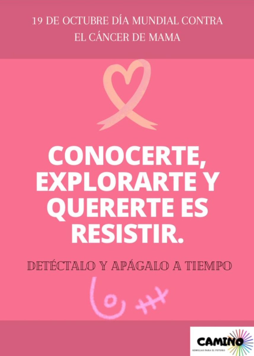 camino_para's tweet photo. Día Mundial del Cáncer de Mamá 💗
CAMINO
#CancerDeMama #Detectalo #Cuidate #Amate https://t.co/kbJjUPZItl