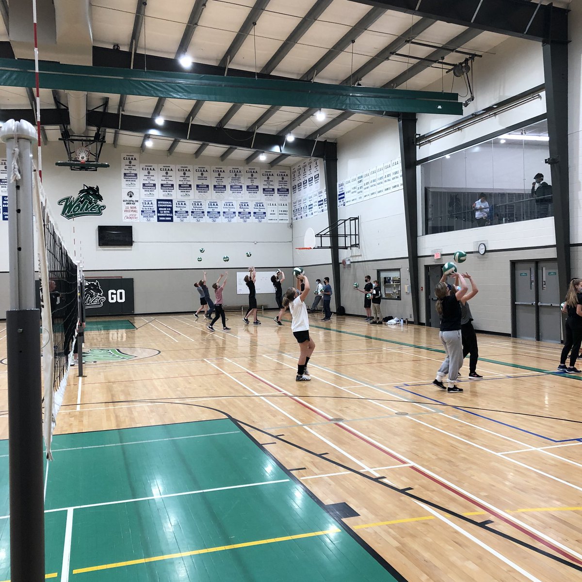 It may look and feel a bit different, but it is fantastic having students back in the gym after school! <a href="/WICYYC/">West Island College</a>