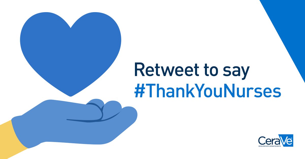 cerave's tweet image. 🔁 Retweet to say #ThankYouNurses.

#HeroesBehindTheMasks