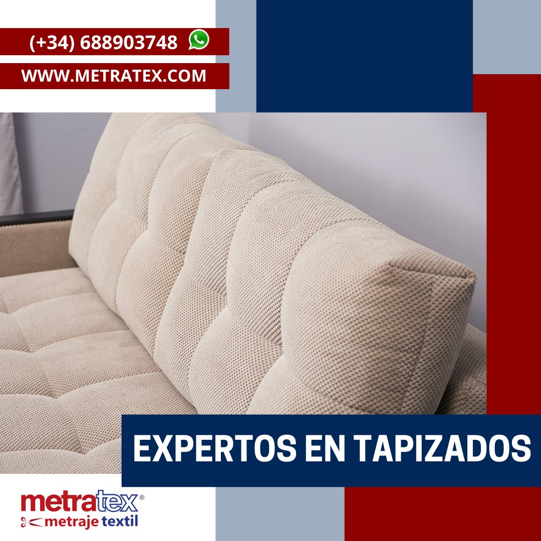 ¡Equipo experto en tapizados!

metratex.com

Visita nuestra web o llámanos al (+34) 688903748
#Valencia #tapizados #tapicería #telasparatapizar #España #Murcia #muebles #hogar #decoraciondelhogar #sofas #patas #yecla #metratex #ferretería #quedateencasa #Metratex