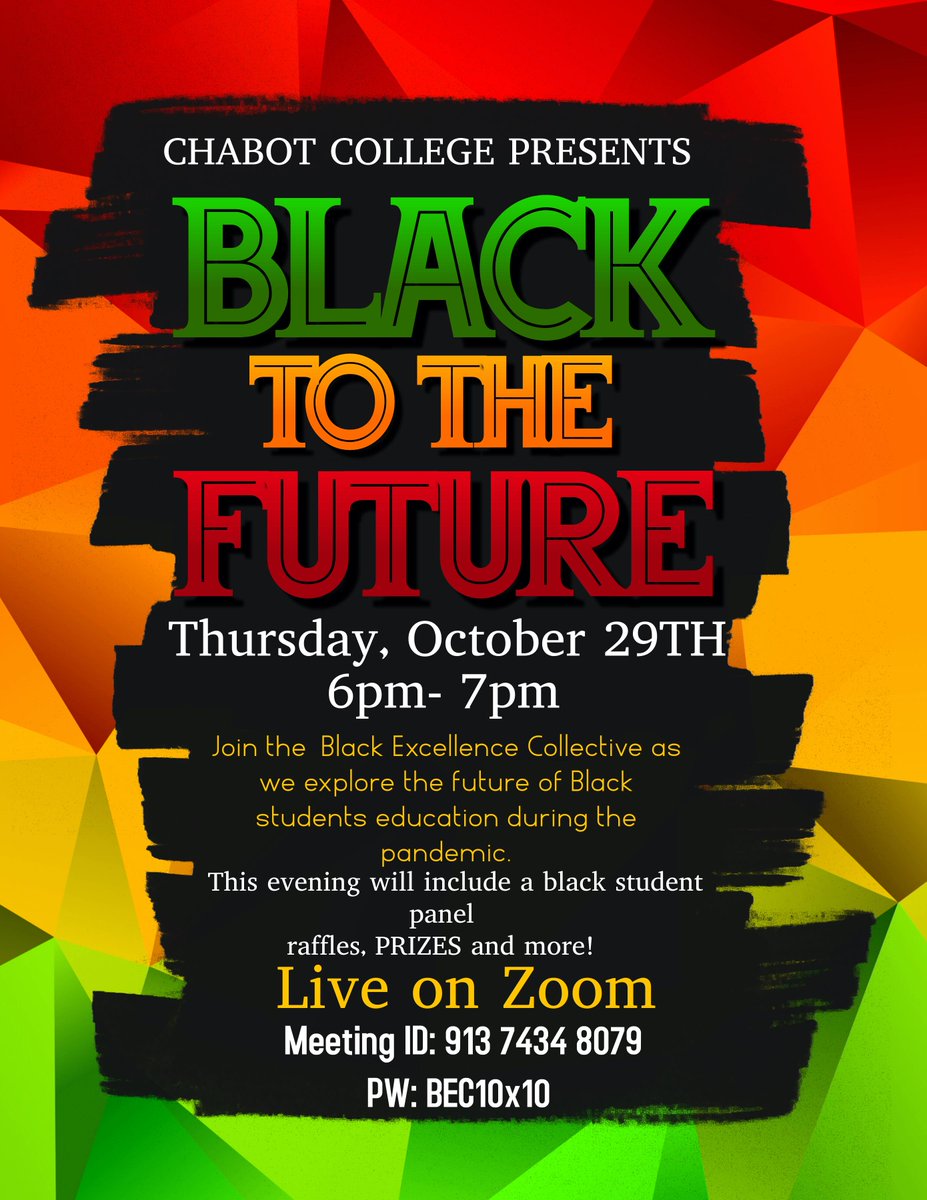 Chabot College - Black Cultural Resource Center tweet media