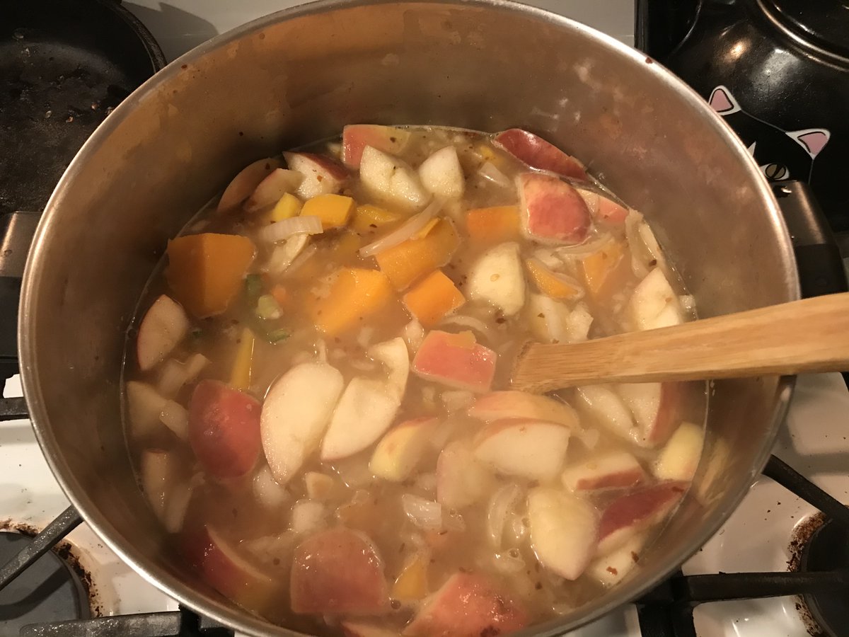 LindsayHammes's tweet image. Watching/listening to tonight's @FletcherSchool @TischCollege talk w/@AmbassadorCPM about the importance of #diplomaticprotocol (&amp;amp; doing some live tweeting for Fletch!) one the one hand while making this delish #fall harvest soup on the other.... it's smelling delish!