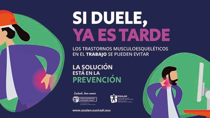 prevencionistas's tweet photo. Si duele, ya es tarde: la solución está en la prevención, nueva campaña de Osalan https://t.co/ay27jmJnVZ https://t.co/9Z1z99lRr3