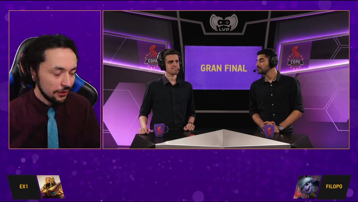 LVPchileLol's tweet photo. Comienza el duelo entre @Ex1mus vs @EduardoFilopoo. ¿Quién demostrará la maestría con su campeón?
¡EN VIVO!🔴
📽️ https://t.co/C30Zp1iJQS #CopaSuperdigital 🏆 https://t.co/gUyn5wM6kT