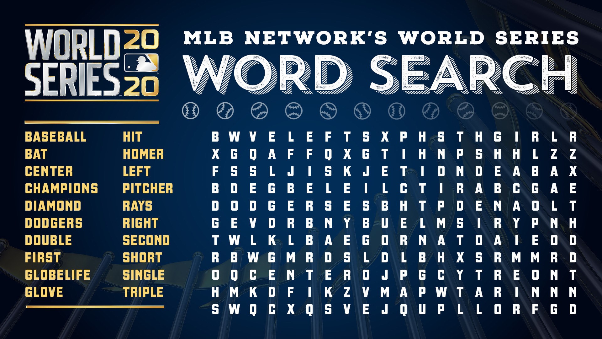 Mlb Network Get Ready For Game One With Our Worldseries Word Search Save This To Your Phone Tweet Us When You Complete The T Co Gvvsba3o5g