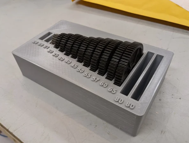 littlemach's tweet photo. Check out this 3D-printed organizer for lathe change gears, made by one of our customers: https://t.co/SfNu59tfQr https://t.co/72CvsyTPdf
