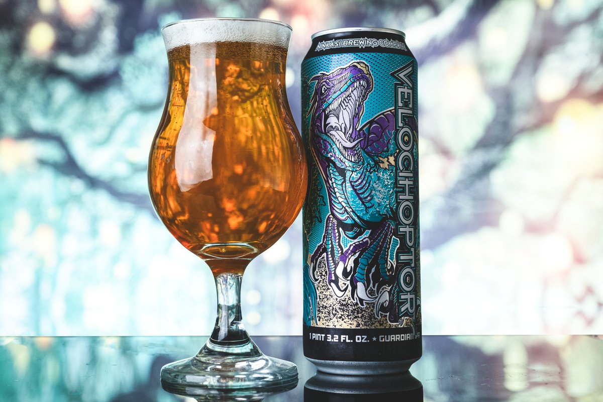 NEW RELEASE! We've added another beer to our 19.2oz. comic can series, with art by Dark Horse Comics artist Eduardo Francisco. Meet Velocihoptor Guardian IPA, on shelves now. Learn more: https://t.co/2POmZGSofM https://t.co/kqPvOXKE0h
