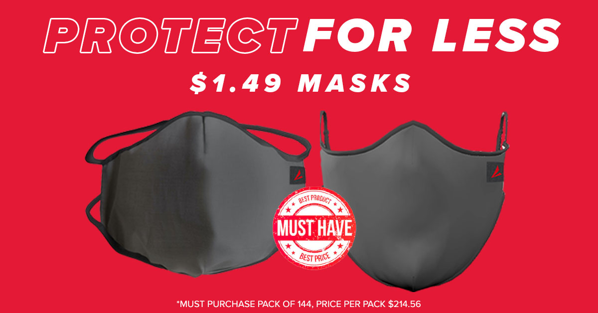 These are some of the most comfortable face masks around and they will not last long at this price! Call us at 800-327-0484 and ask for your US Games rep for this deal! #physed #PPE #Covid