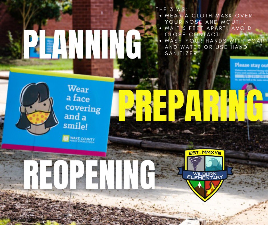 #WESWildcats continue to prepare for October 26th! Check out WCPSS guidelines for health screenings and a social story to watch with your student. youtube.com/watch?v=ZnODEq…  and youtube.com/watch?v=gumtzy…