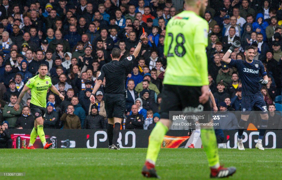 His time in the lower leagues wasn't without controversy.Leeds fans will recall matches where he sent off Liam Cooper, for a challenge that was deemed a yellow at worse. Keeper Kiko Casilla saw Red when tackling Billy Sharp outside the box despite having his position covered.