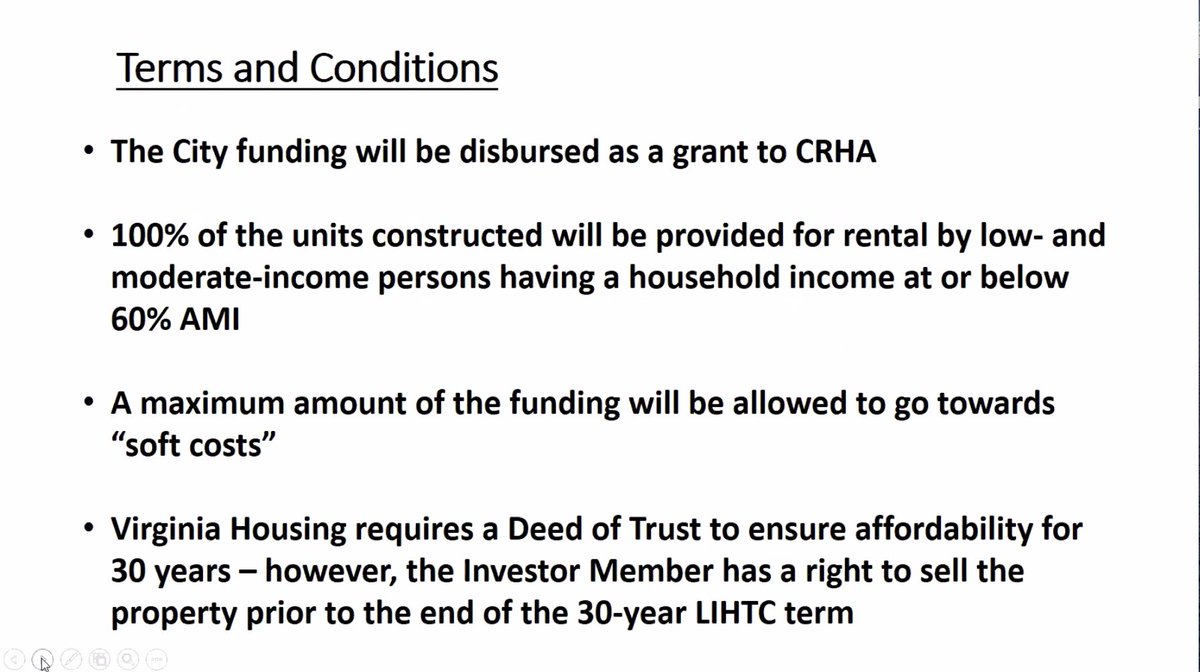 the ordinances before council tonight lay out the terms & conditions of the public funding for public housing redevelopment