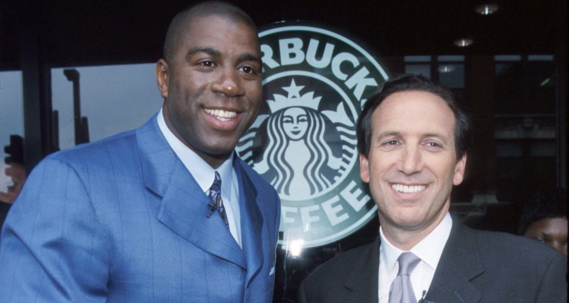 6) In 1995, Magic Johnson formed "Magic Johnson Enterprises" to facilitate his investment career.Prior investments:- 125 Starbucks Stores- 31 Burger Kings- Movie Theaters- 24 Hour Fitness- EquiTrust InsuranceThe only issue?Magic couldn't shake his love for sports.