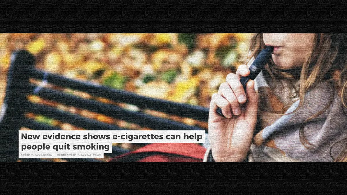 RegWatchCanada's tweet photo. New evidence shows e-cigarettes can help people quit smoking | Curated on - https://t.co/CbngU8zv8o #VAPINGRESEARCH #JUSTSCIENCE #vaping #ecig https://t.co/eWpqjewn4K
