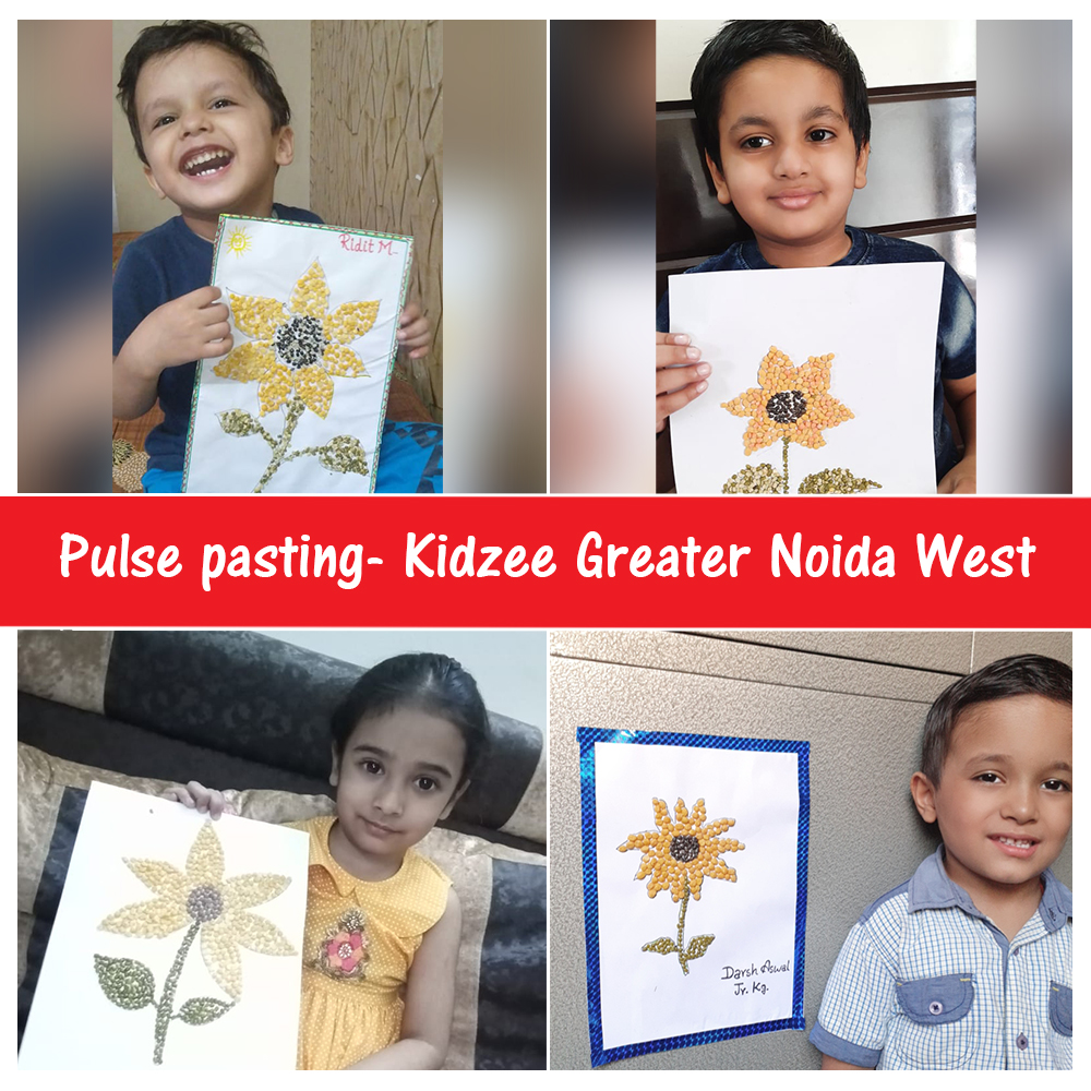 #Kidzee Greater Noida West students created some mesmerizing #art by using a variety of #pulses, that are easily available at home.
The #PulsePasting #activity was thoroughly enjoyed as it also helped the little ones to #learn a new #skill.
#FunLearning #FunActivity #Flowers https://t.co/2qyyJrgY03
