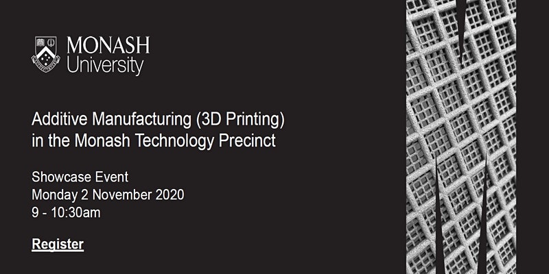 #AdditiveManufacturing is vital to Australia's economic future. 🇦🇺
Join leading innovators from the #MonashTechnologyPrecinct as they showcase their capabilities: mona.sh/6NXr30rfPz1