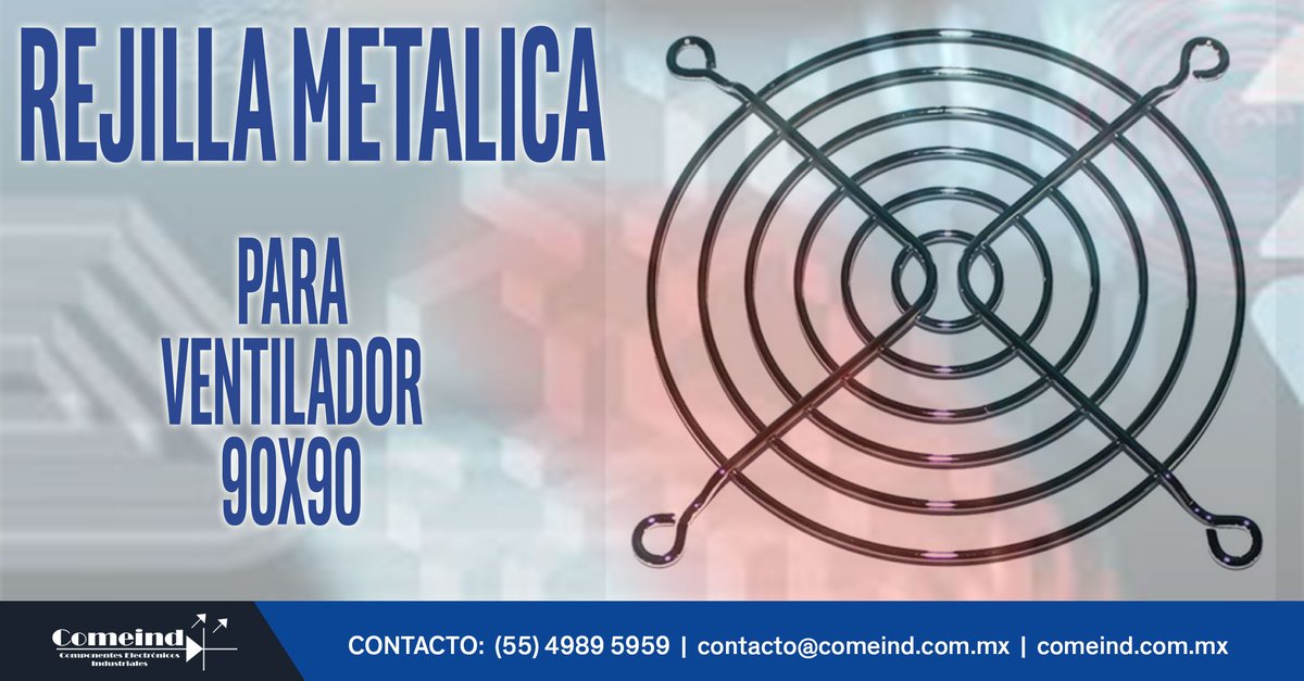 #rejillas #ventilador #rejillametálica #electrónica #Rejilla 
#Comeind
