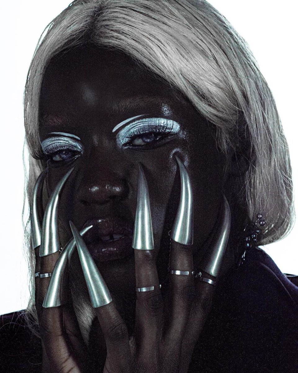 ildjima by erwan bacha for magazine uniform — makeup by chloé paccard, styling by kevin scott pham &amp; 3D by miguel soudjay