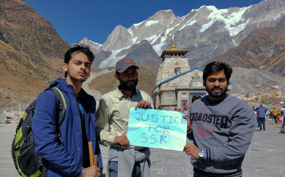 thebhavikgupta's tweet photo. Prayers and justice for Sushant .    🙏 Kedarnath.🙏
@shwetasinghkirt
#CBISpeedUpSSRCase https://t.co/acEyrIMDEn