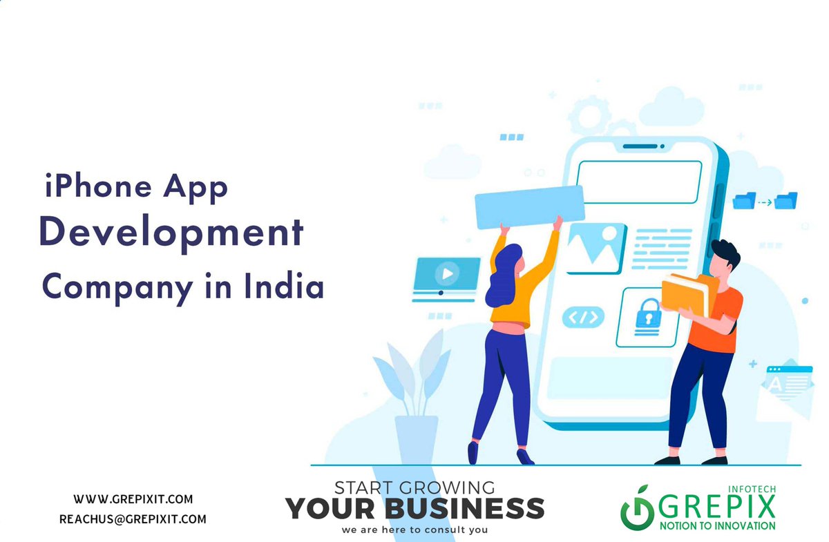 grepixit's tweet image. Grepix Infotech is a leading iOS app #development company in India that develops custom #iPhoneapplications for leading brands, enterprises, and startups. Our experienced #iOSdevelopers develop mobile applications for iPhone, iPad, and iPod.
bit.ly/35aWLNY