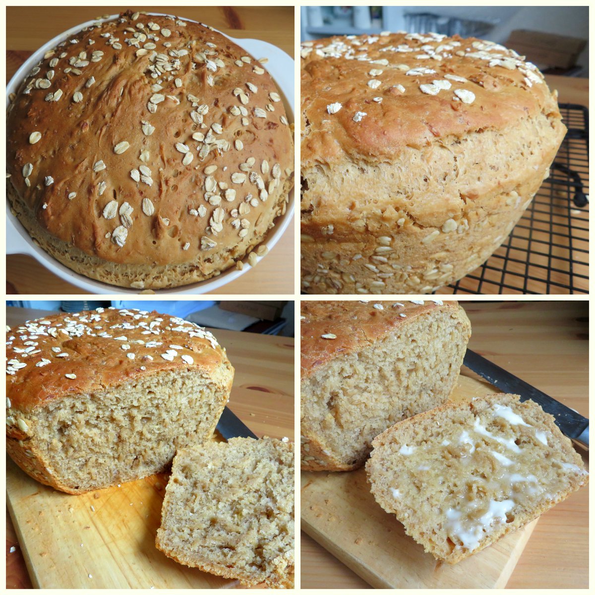 MarieRYnr's tweet image. Oatmeal Casserole Bread. You Knead this loaf in your life. Deliciously simple. theenglishkitchen.co/2020/10/oatmea… #bakingbread #batterbread #oatmeal #molasses #baked #yummyfood #comfortfood #nomnomnom