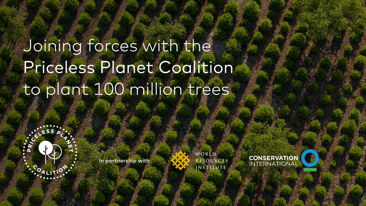 We are excited to alongside with <a href="/doconomy/">Doconomy</a> and other great friends join the Priceless Planet Coalition - which has committed to restoring 100 million trees over 5 years. Join us, as together we take action against climate change. #pricelessplanet  pricelessplanet.org