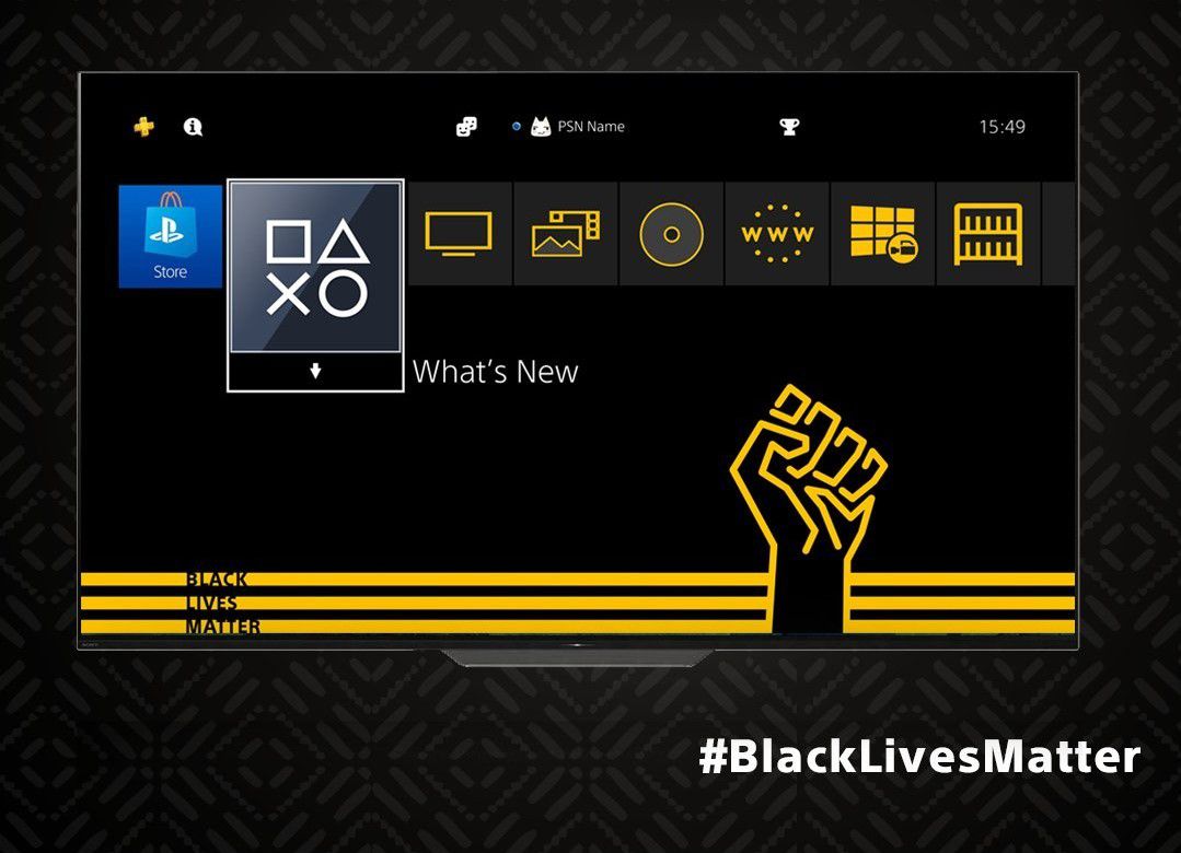 Sony releases free Black Lives Matter PS4 theme