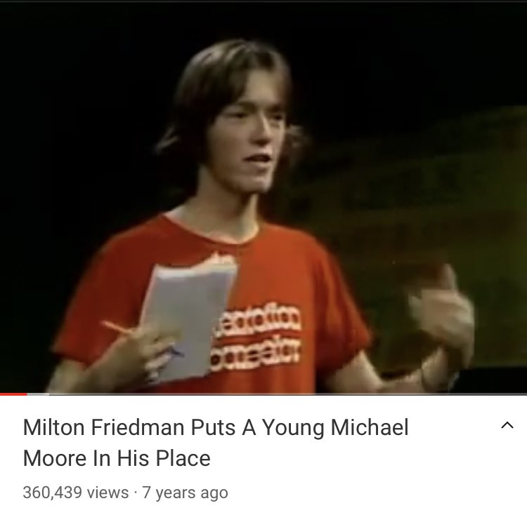 Still gonna probably do it on my secret twitter or my secret blog, but to start, let’s watch a video of Milton Friedman wrecking a young socialist with facts & logic   https://twitter.com/yungneocon/status/1318352657887731712