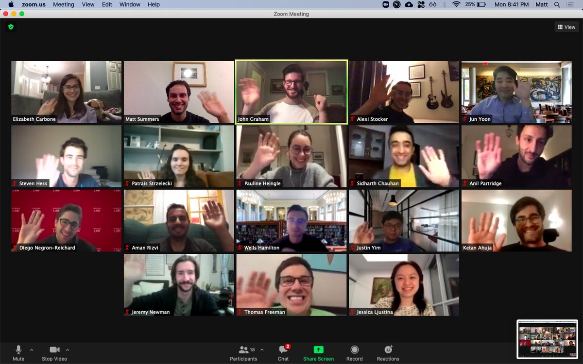 HLSAntitrust's tweet photo. Great first meeting with the full Association Board for 2020-2021! https://t.co/7eQk8RNNpK