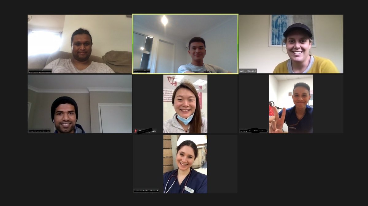 As a covid-response for final yr med students missing clinical placements I was really lucky to run some zoom tutes with this bunch of dedicated, bright, kind and keen monash uni med students (and now nearly interns!!!). well done class of 2020!