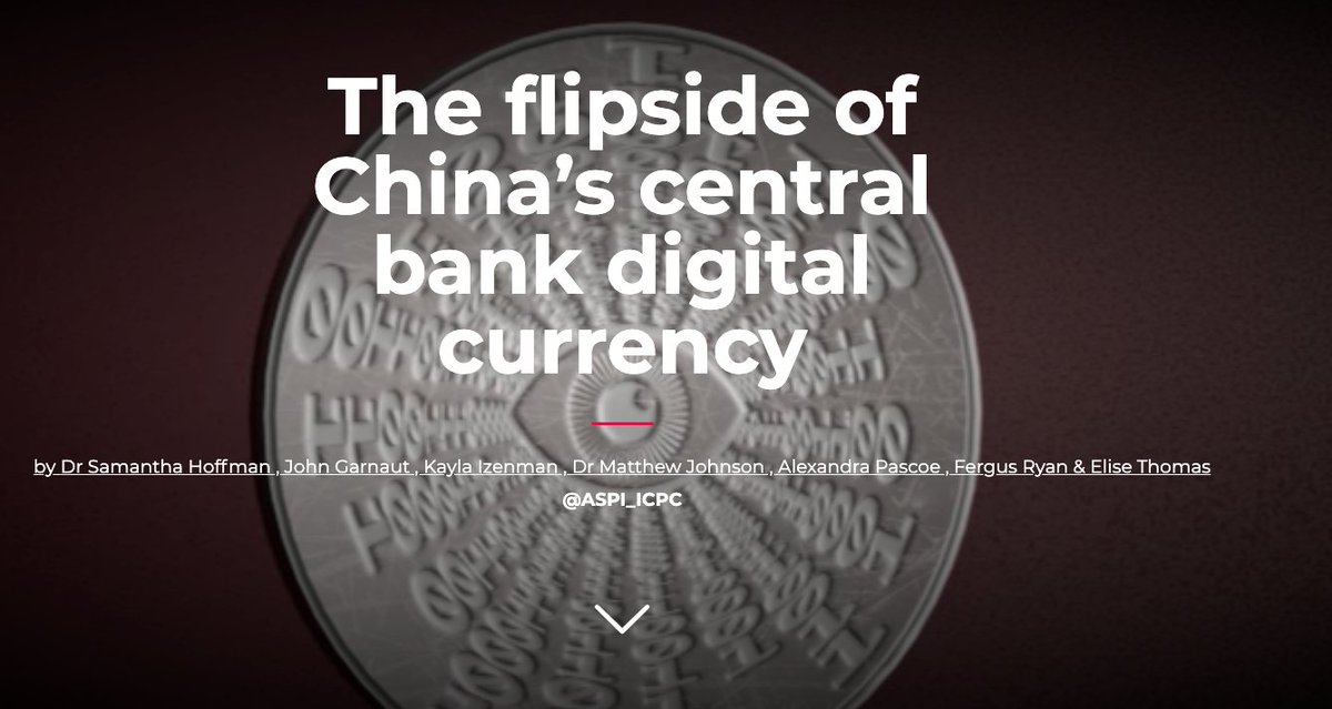 type_human's tweet image. It has potential to create the world’s largest centralised repository of financial transactions data, while it may address some financial governance challenges, such as money laundering, it would also create unprecedented opportunities for surveillance. 

buff.ly/342rSf9