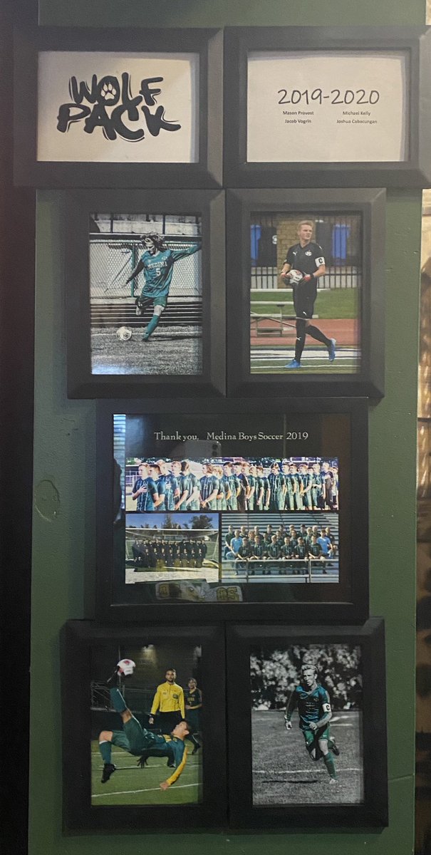 Shout out Tres Potrillos for hanging this up and supporting <a href="/BeesBoysSoccer/">Medina HS Boys Soccer</a> for the past few years! The wolf pack is becoming a house hold name.