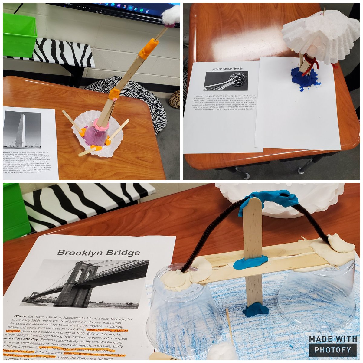 alibrisse's tweet photo. 3rd 🎯 Ss became world wonders and then participated in a build challenge for the US wonders. These kiddos continue to blow me away with their divergent thinking! #wonderunit #lovetothinkhere @CobbAlp @kelzwilli @JenniferAGates @MtnViewES https://t.co/2HCvdSKdvK