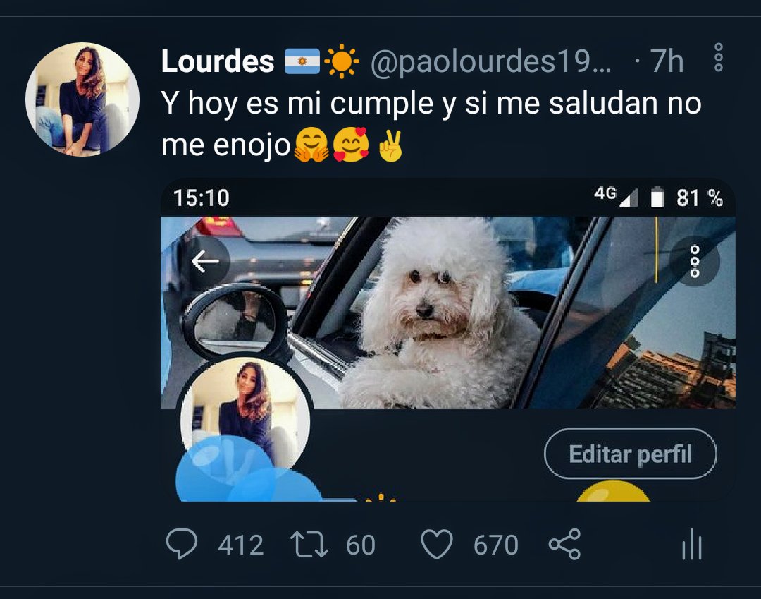 Lourdes_siempre's tweet photo. Gracias a TODOS y a TODAS!! Fue un cumple distinto pero muy acompañada!! Para eso estamos los Peronchos 🥰....estás a tiempo @alferdez no te olvides🤗 https://t.co/DG01qwfFmL