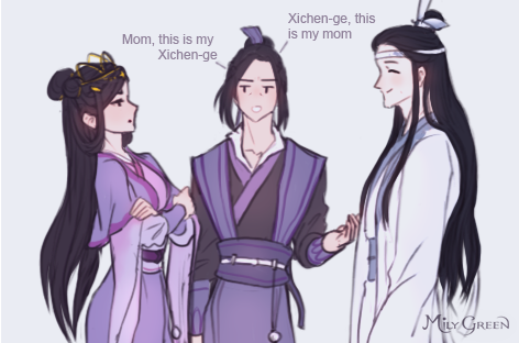 MilyGreenEphie's tweet photo. I think madam yu would be very happy to know that her son has someone who truly loves him ( ；∀；)/ #xicheng #MDZS https://t.co/xgaKMICwOk