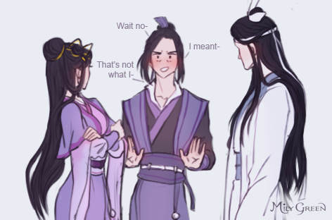 MilyGreenEphie's tweet photo. I think madam yu would be very happy to know that her son has someone who truly loves him ( ；∀；)/ #xicheng #MDZS https://t.co/xgaKMICwOk
