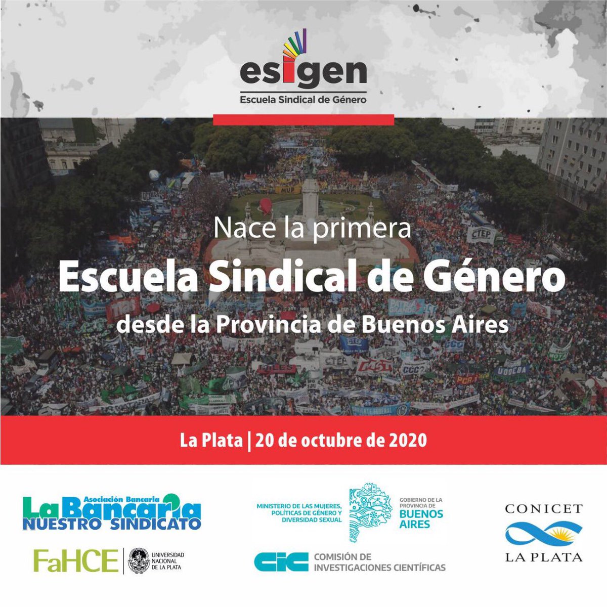 BancariaSBA's tweet photo. Mañana te esperamos acá !
Primera Escuela Sindical de Género #bancarios 
@Kicillofok 
@AnaFranchi3
@tauberfernando 
@SergioOPalazzo 
@ClaudiaTodos https://t.co/WpB03XVDJL