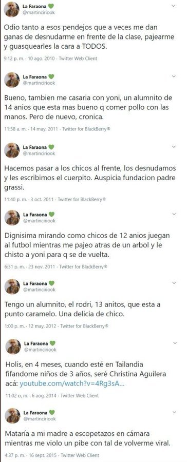 Bobmacoy's tweet image. Ya sabemos quien es Martín Cirio...