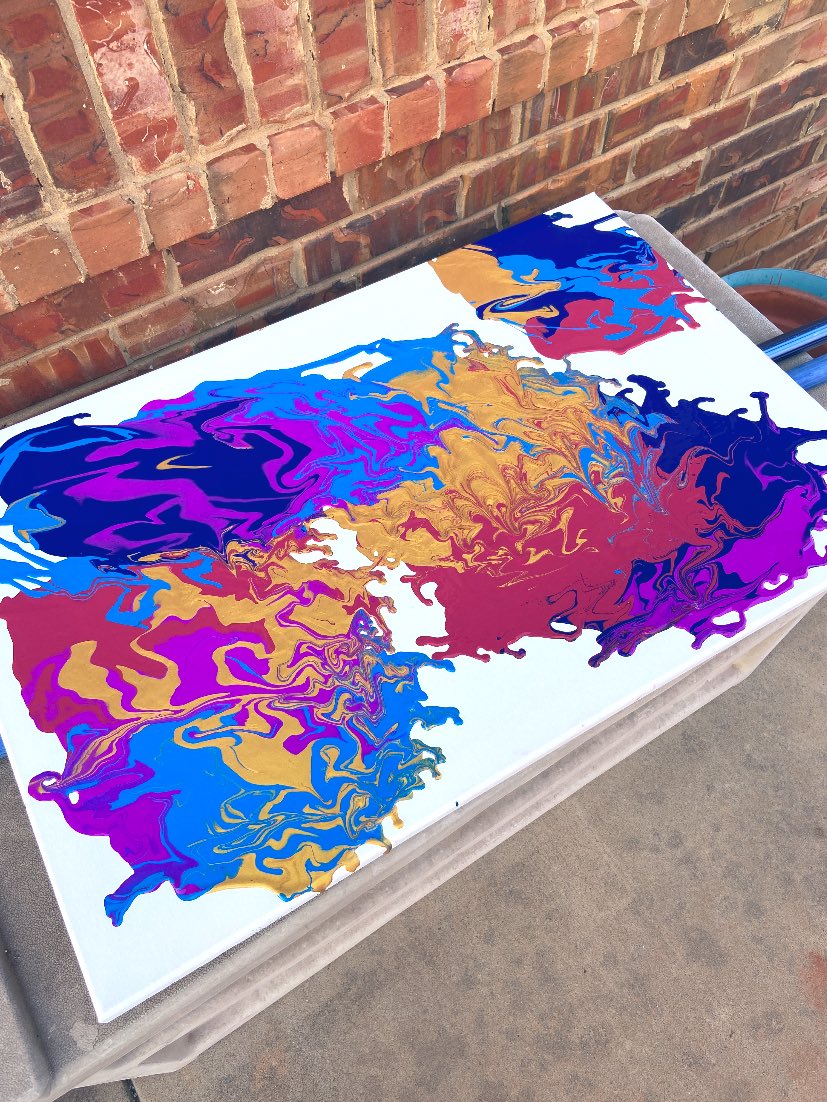 Jbits69's tweet photo. Another 30x40 Acrylic I made for a different buddy a while back https://t.co/zRWipvWiJr