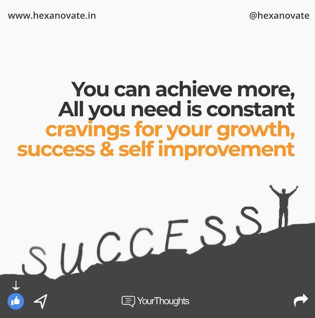 Cravings is the trigger to change the mindset, whether it is in positive or in negative sense.
Crave for good.
#TuesdayMotivation #Mindset #BlessedWithWisdom https://t.co/hymaPuYYbA