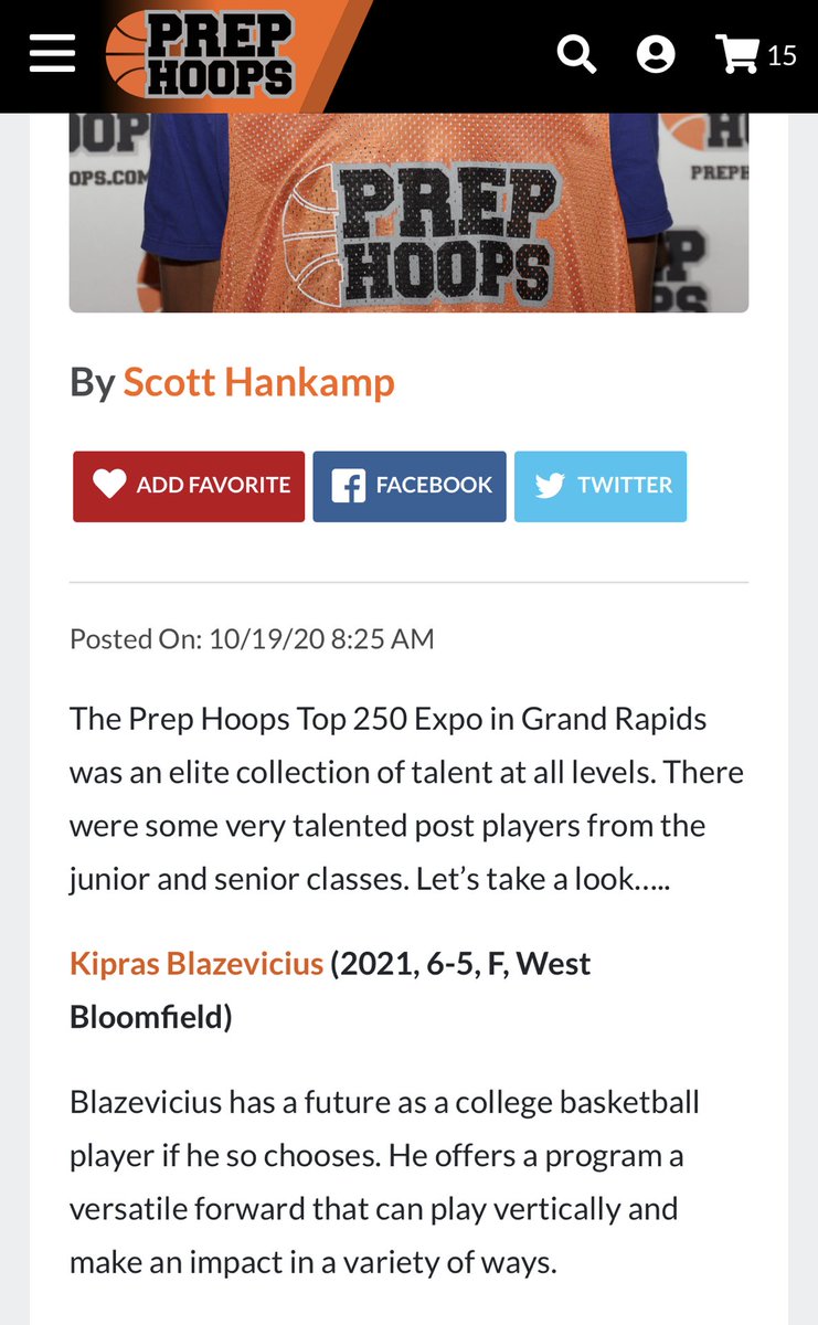 Another great mention for our senior ⁦<a href="/KBlazevicius/">Kipras Blazevicius</a>⁩ 🏀🏀