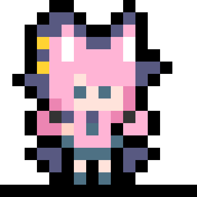 「16*16のかい猫verあごちゅとぷっち(あとで消すかも) 」|チータラ(療養中)のイラスト