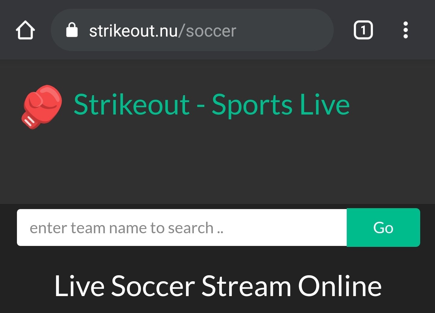 strikeout stream